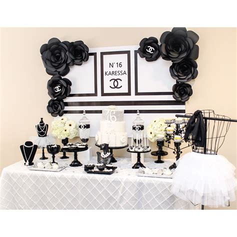 chanel sweet 16 backdrop|Amazon.com: Chanel Party Decorations.